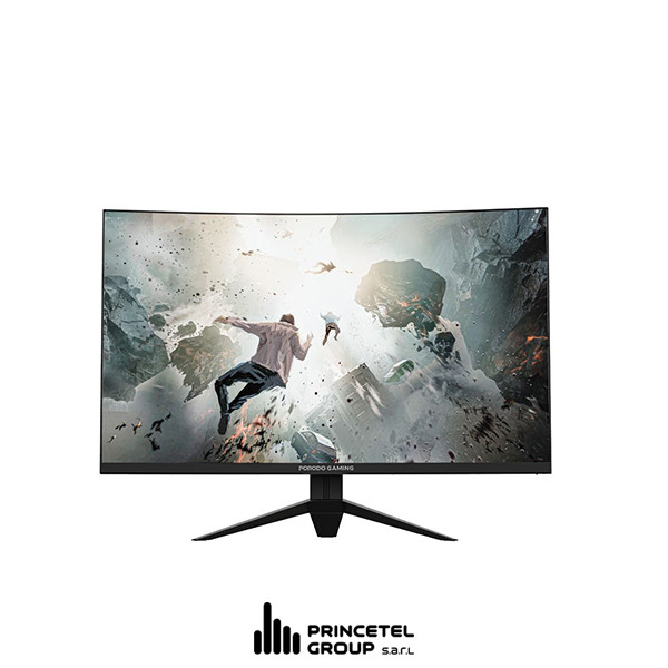 Porodo Gaming Curved Screen Monitor 32Inch 165Hz Black - mobile shop in Hamra, Beirut, Lebanon. New and used phones, iPhone, Samsung, Huawei, Xiaomi, Oppo, Realme, Honor, Google Pixel, tablets, laptops, computers, and accessories. متجر موبايلات في الحمرا، بيروت، لبنان. هواتف جديدة ومستعملة، آيفون، سامسونج، هواوي، شاومي، أوبو، ريلمي، هونر، جوجل بيكسل، أجهزة لوحية، لابتوبات، كمبيوترات، واكسسوارات.