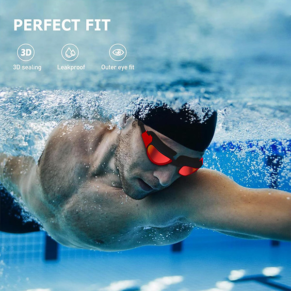 Swimming Goggles for Men/Women, Adult Swimming Goggles UV Protection, Anti-Fog, Adjustable Strap, Comfort Polarised Swimming Goggles (Red) - mobile shop in Hamra, Beirut, Lebanon. New and used phones, iPhone, Samsung, Huawei, Xiaomi, Oppo, Realme, Honor, Google Pixel, tablets, laptops, computers, and accessories. متجر موبايلات في الحمرا، بيروت، لبنان. هواتف جديدة ومستعملة، آيفون، سامسونج، هواوي، شاومي، أوبو، ريلمي، هونر، جوجل بيكسل، أجهزة لوحية، لابتوبات، كمبيوترات، واكسسوارات.