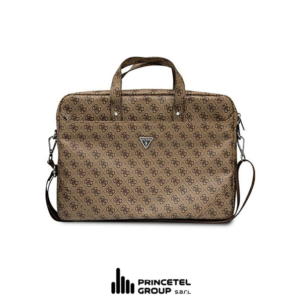 Guess Gucb15p4tw 16 Inch Brown Saffiano 4g Hot Stamp Triangle Logo - mobile shop in Hamra, Beirut, Lebanon. New and used phones, iPhone, Samsung, Huawei, Xiaomi, Oppo, Realme, Honor, Google Pixel, tablets, laptops, computers, and accessories. متجر موبايلات في الحمرا، بيروت، لبنان. هواتف جديدة ومستعملة، آيفون، سامسونج، هواوي، شاومي، أوبو، ريلمي، هونر، جوجل بيكسل، أجهزة لوحية، لابتوبات، كمبيوترات، واكسسوارات.