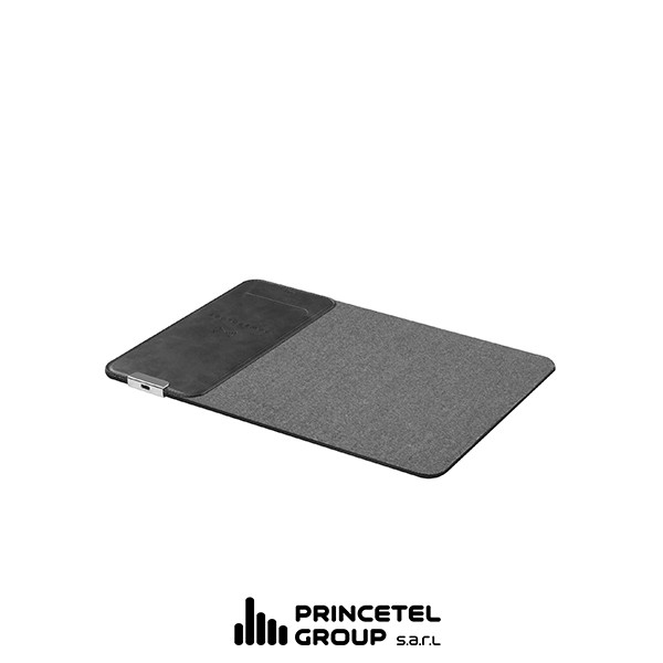 Mouse pad with wireless mobile charger (15W) (Wireless Charging) Powerology Grey - mobile shop in Hamra, Beirut, Lebanon. New and used phones, iPhone, Samsung, Huawei, Xiaomi, Oppo, Realme, Honor, Google Pixel, tablets, laptops, computers, and accessories. متجر موبايلات في الحمرا، بيروت، لبنان. هواتف جديدة ومستعملة، آيفون، سامسونج، هواوي، شاومي، أوبو، ريلمي، هونر، جوجل بيكسل، أجهزة لوحية، لابتوبات، كمبيوترات، واكسسوارات.