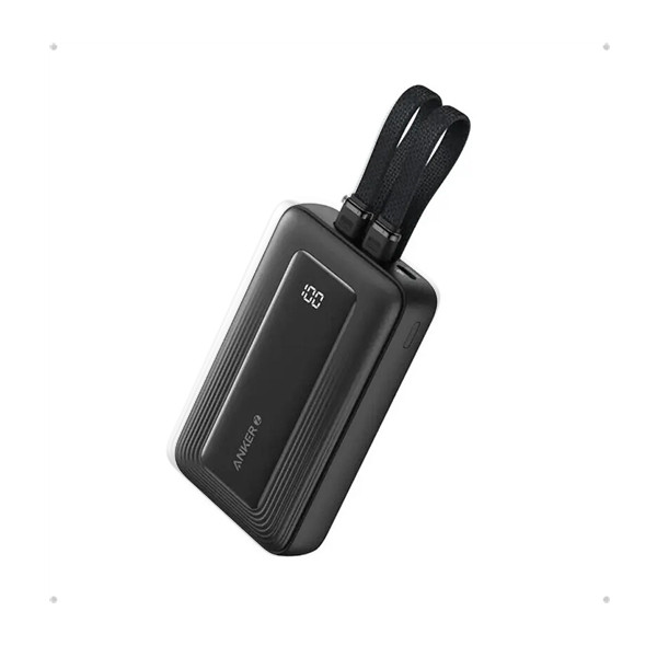 Anker Zolo Power bank 20K 30W Builtin USB-C and Lightening Cable Black, mobiles, lebanon, samsung, iphones, new, used, laptops, computers, huawei, phone, mobile prices in lebanon,mobile prices