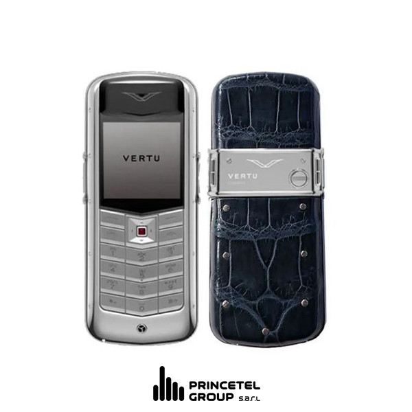 Vertu Constellation 2006 Leather Dark Blue Alligator - mobile shop in Hamra, Beirut, Lebanon. New and used phones, iPhone, Samsung, Huawei, Xiaomi, Oppo, Realme, Honor, Google Pixel, tablets, laptops, computers, and accessories. متجر موبايلات في الحمرا، بيروت، لبنان. هواتف جديدة ومستعملة، آيفون، سامسونج، هواوي، شاومي، أوبو، ريلمي، هونر، جوجل بيكسل، أجهزة لوحية، لابتوبات، كمبيوترات، واكسسوارات.